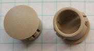 1/2in Snap Plugs package of 2 - White 037224 
