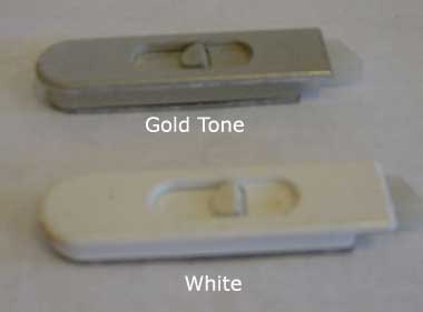 Set of Tilt Latches - Gold Tone Right 050343 and Left 050344 