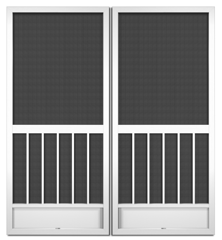 Westmore French Screen Doors pca products, A-Series, A-500, aluminum screen door, west more, french door