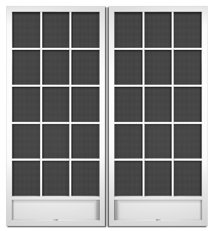 Palmer Woods French Screen Doors pca products, I-Series, I-750, aluminum screen door, palmer, French door
