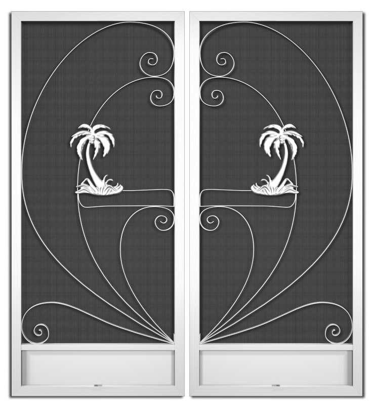 Seabrook French Screen Doors pca products, nature series, N-2000, aluminum screen door, sea brook, French door