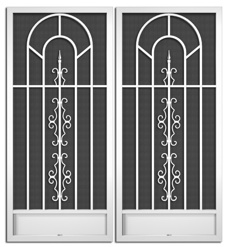St. Charles French Screen Doors pca products, O-Series, O-270, aluminum screen door, st. Charles, French door