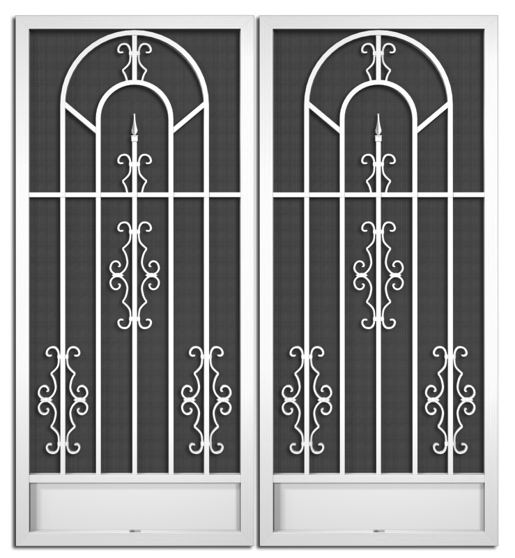 Esplande French Screen Doors pca products, O-Series, O-290, aluminum screen door, esplande, French door