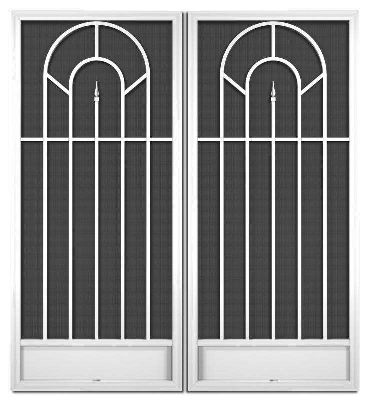 Imperial French Screen Doors pca products, P-Series, P-100, aluminum screen door, imperial, French door