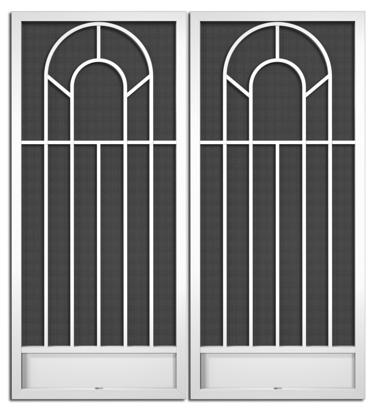 Majestic French Screen Doors pca products, P-Series, P-110, aluminum screen door, majestic, French door
