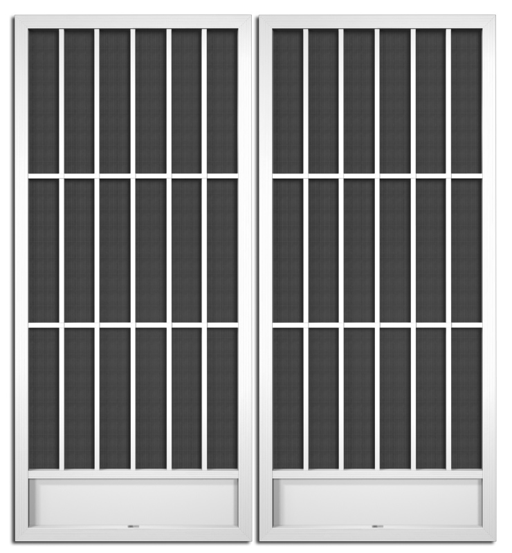 Audubon French Screen Doors pca products, T-Series, T-1300, aluminum screen door, Audubon, French door