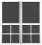 Willoughby French Screen Doors pca products, A-Series, A-200, aluminum screen door, Willoughby, French door