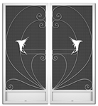 Vera Cruz French Screen Doors pca products, nature series, N-2020, aluminum screen door, vera cruz, French door