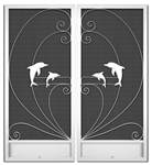 Sanibel French Screen Doors pca products, nature series, N-2030, aluminum screen door, Sanibel, French door