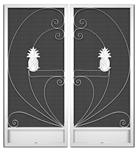 Siesta Key French Screen Doors pca products, nature series, N-2060, aluminum screen door, siesta key, French door