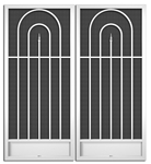 New Amsterdam French Screen Doors pca products, P-Series, P-130, aluminum screen door, new Amsterdam, French door