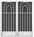 Marquis French Screen Doors pca products, P-Series, P-140, aluminum screen door, marquis, French door