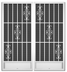Genevieve French Screen Doors pca products, T-Series, T-1260, aluminum screen door, Genevieve, French door