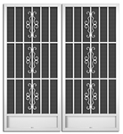 Eiffel French Screen Doors pca products, T-Series, T-1280, aluminum screen door, Eiffel, French door