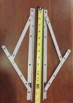 14 inch CSE Egress Egard Hinge Arm and Track Retrofit Kit for 19in and taller 096997 