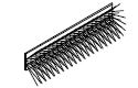 L/F Interlock Pile Weatherstrip sold in 20ft lengths 010577 