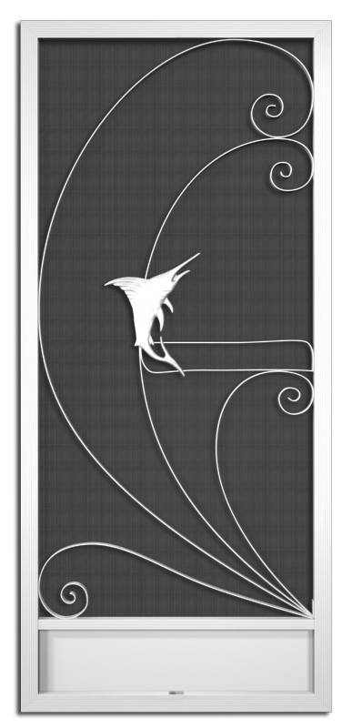 Vera Cruz Screen Door pca products, nature series, N-2020, aluminum screen door, vera cruz