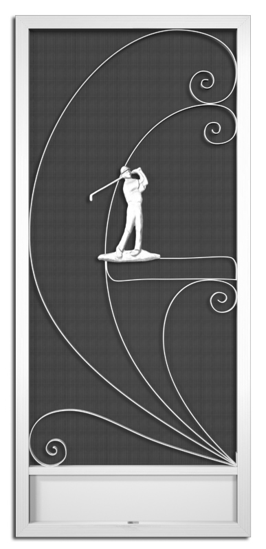 San Destin Screen Door pca products, nature series, N-2040, aluminum screen door, san Destin