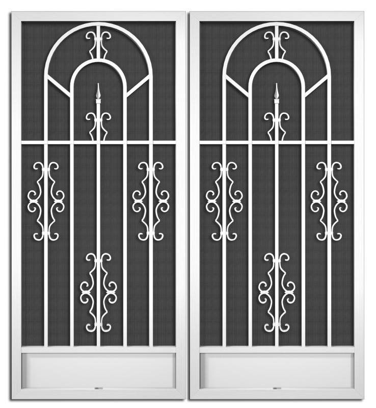 Sonesta French Screen Doors pca products, O-Series, O-300, aluminum screen door, Sonesta, French door