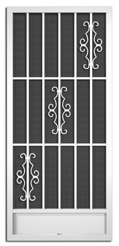 Genevieve Screen Door pca products, T-Series, T-1260, aluminum screen door