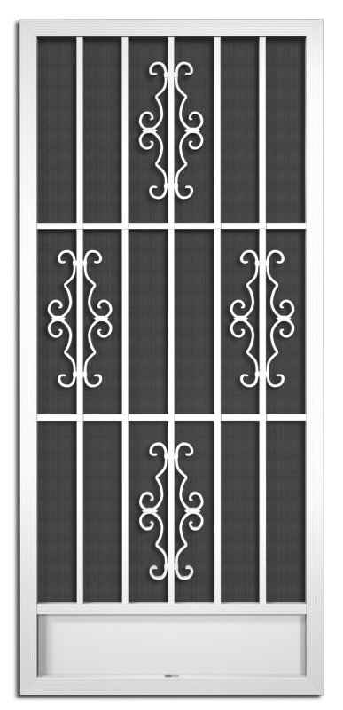 Ballerina Screen Door pca products, T-Series, T-1290, aluminum screen door