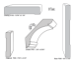 Ferche Flat Profile Moulding