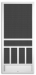 Laurel Hill Screen Door - A-300+32x80+KP-8-18/14-Mesh+White+EZPull