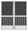 Westmore French Screen Doors pca products, A-Series, A-500, aluminum screen door, west more, french door