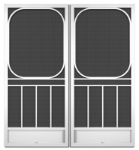 Roseberry French Screen Doors pca products, B-Series, B-300, aluminum screen door, roseberry, french door