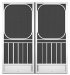 Victoria French Screen Doors pca products, B-Series, B-500, aluminum screen door, Victoria, French door