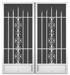 Portofino French Screen Doors pca products, C-Series, C-500, aluminum screen door, portofino, French door