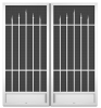 Capri French Screen Doors pca products, C-Series, C-510, aluminum screen door, Capri, French door