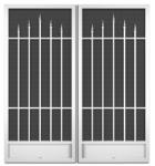 Capri French Screen Doors pca products, C-Series, C-510, aluminum screen door, Capri, French door
