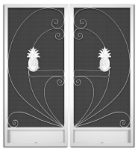 Siesta Key French Screen Doors pca products, nature series, N-2060, aluminum screen door, siesta key, French door