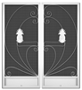 Siesta Key French Screen Doors pca products, nature series, N-2060, aluminum screen door, siesta key, French door