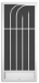 Aruba Screen Door - N-1020+32x80+KP-8-18/14-Mesh+White+EZPull