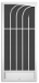 Cayman Screen Door - N-1035+32x80+KP-8-18/14-Mesh+White+EZPull