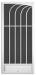 Belize Screen Door - N-1050+32x80+KP-8-18/14-Mesh+White+EZPull