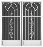 French Quarter French Screen Doors pca products, O-Series, O-250, aluminum screen door, French quarter, French door