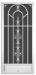 French Quarter Screen Door - O-250+32x80+KP-8-18/14-Mesh+White+EZPull