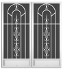 Julia Street French Screen Doors pca products, O-Series, O-260, aluminum screen door, Julia street, French door