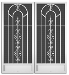 Julia Street French Screen Doors pca products, O-Series, O-260, aluminum screen door, Julia street, French door