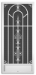 Canal Street Screen Door - O-280+32x80+KP-8-18/14-Mesh+White+EZPull