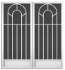 Majestic French Screen Doors pca products, P-Series, P-110, aluminum screen door, majestic, French door