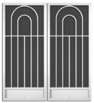 Marquis French Screen Doors pca products, P-Series, P-140, aluminum screen door, marquis, French door