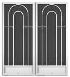 Ambassador French Screen Doors pca products, P-Series, P-150, aluminum screen door, ambassador, French door