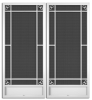 Racine French Screen Doors pca products, Q-Series, Q-1510, aluminum screen door, racine, French door