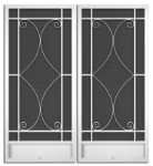 Riverside French Screen Doors pca products, Q-Series, Q-1515, aluminum screen door, riverside, French door