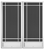 Oak Park French Screen Doors pca products, Q-Series, Q-1540, aluminum screen door, oak park, French door