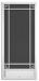 Delavan Screen Door - Q-1550+32x80+KP-8-18/14-Mesh+White+EZPull
